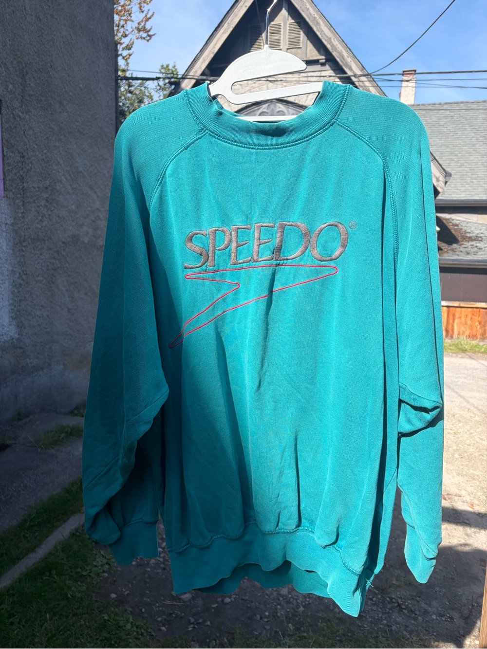 Speedo Men's Teal Crewneck Sweatshirt